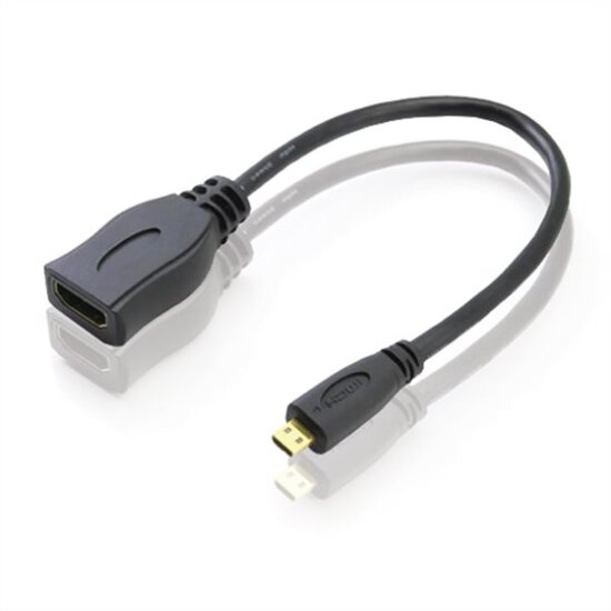 Alogic 15cm Micro HDMI M to HDMI F Adapter Male to-preview.jpg